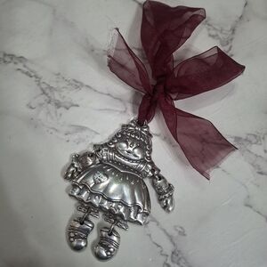 Silver Brighton Doll Ornament